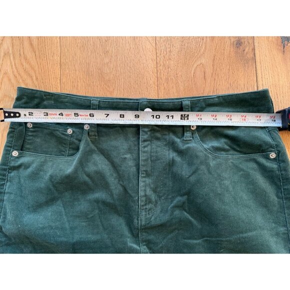 NWT J Crew Corduroy Mini Skirt A-line Dark Green Womens Size 12 - Picture 8 of 9